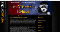 Desktop Screenshot of muzikalbidnici.cz